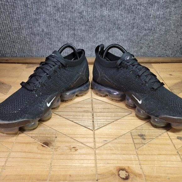 Nike Air Vapormax Flyknit 2 942842-001 Mens Size 8.5 Black Running‎ Shoes Mesh - Picture 5 of 11